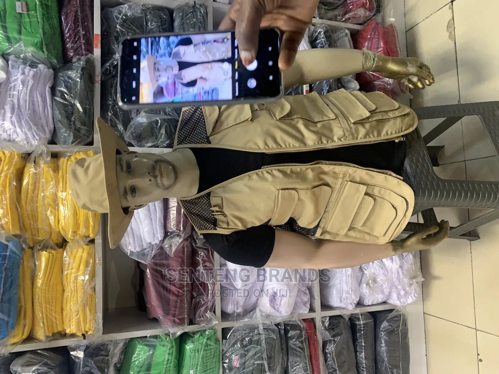 Cargo Camera Men Jackets