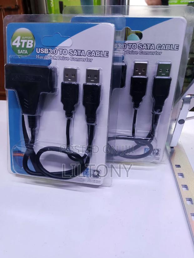 USB 3.0 to SATA Cable Support 4TB Sata