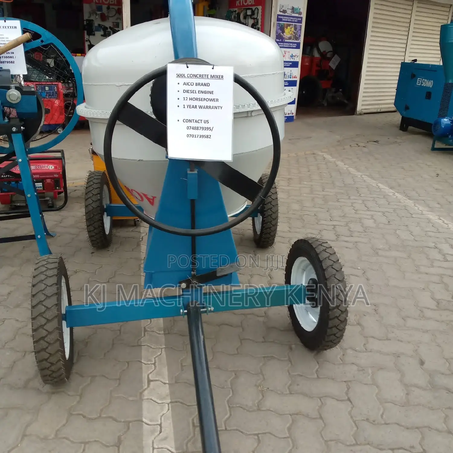 Heavy Concrete Mixer 500litres.