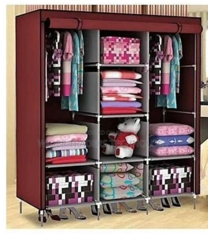 Portable Wardrobe 3 Column