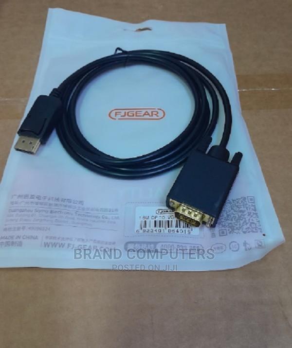 Displayport to Vga Cable Dp Male Cable Adapter 1080P
