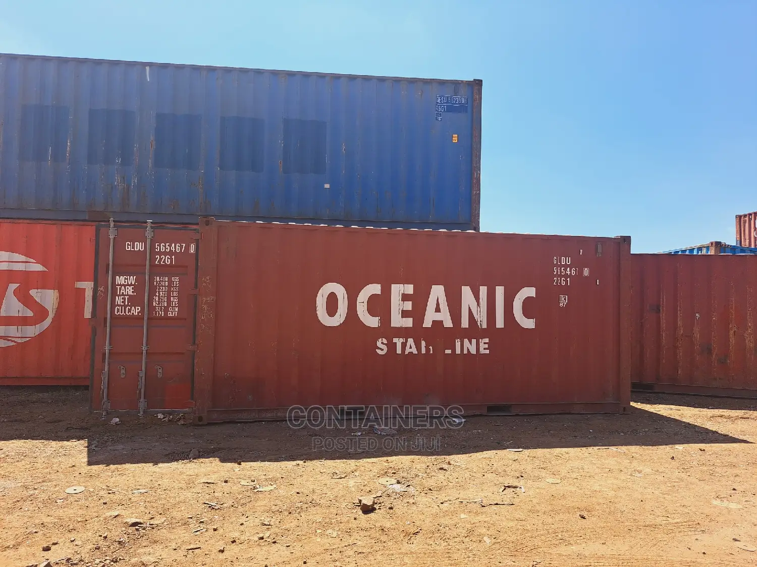 20ft Galvanised Containers