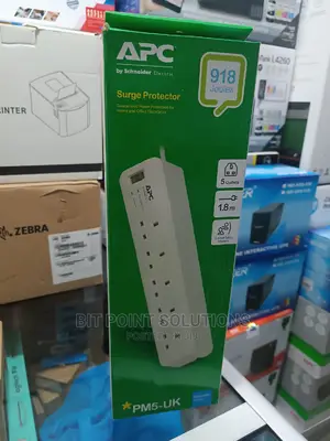 Extension Cable With Surge Protector Apc 5 Outlets