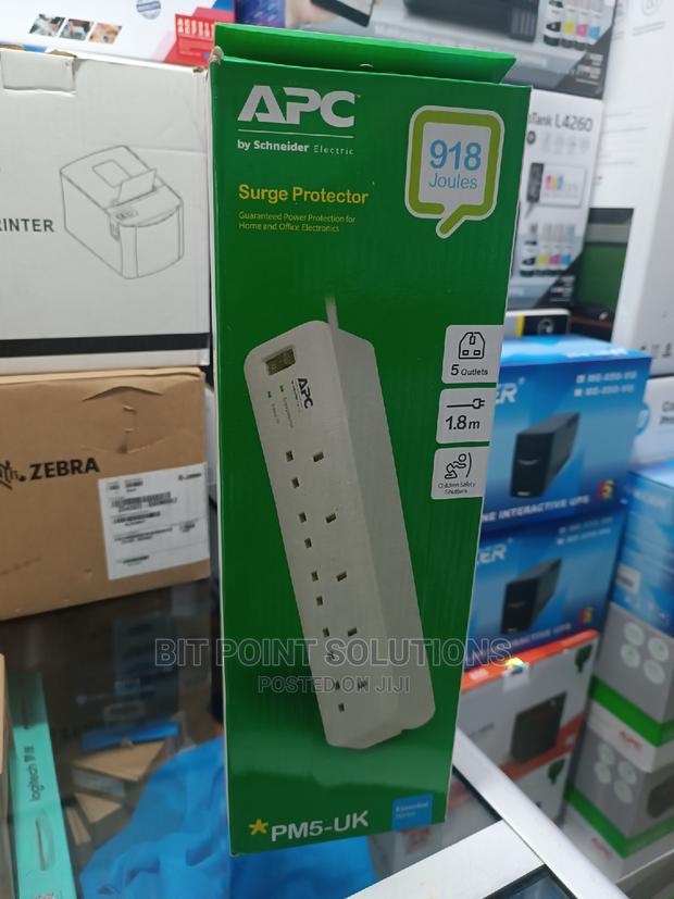 Extension Cable With Surge Protector Apc 5 Outlets - main view