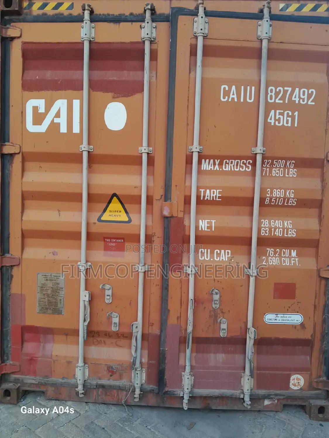 Clean 40ft Dry Shipping for Sale