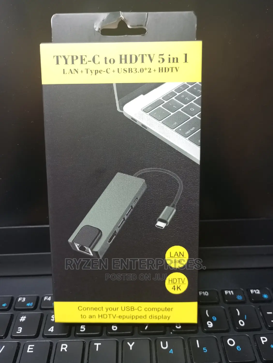 Usb-c 5 In 1 With Ethernet Adapter