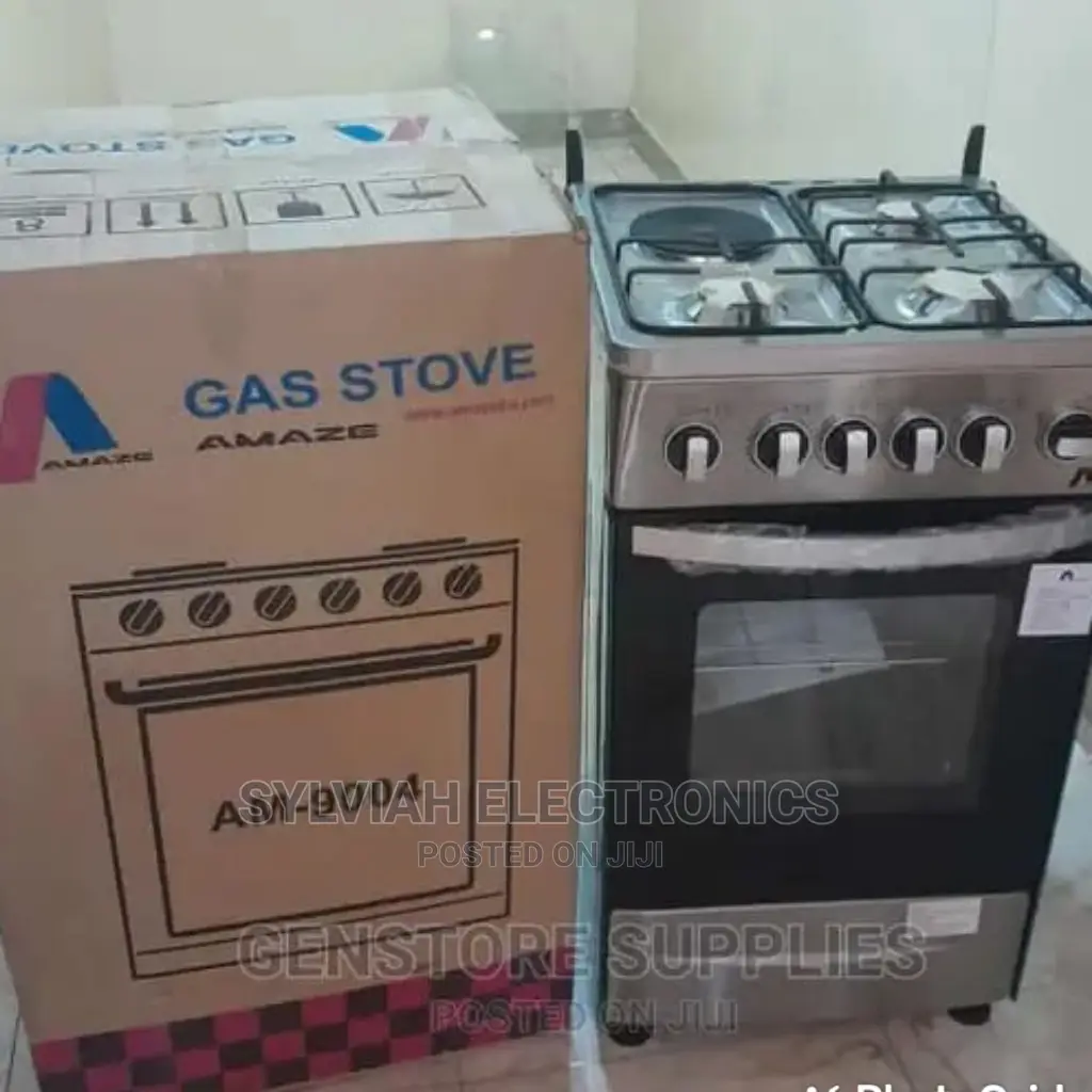 Amaze 3+1 Gas Oven Standing Cooker in Nairobi Central Kitchen Appliances, Sylviah Electronics