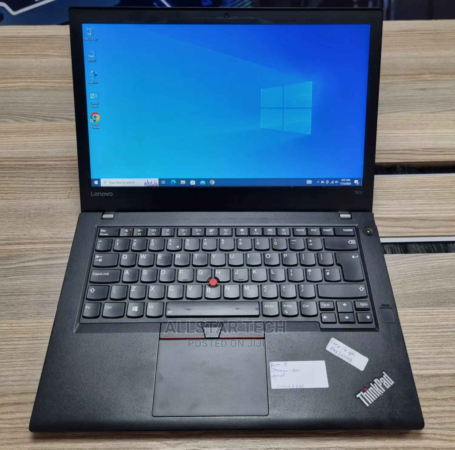 Laptop Lenovo ThinkPad T470 8GB Intel Core I7 HDD 500GB