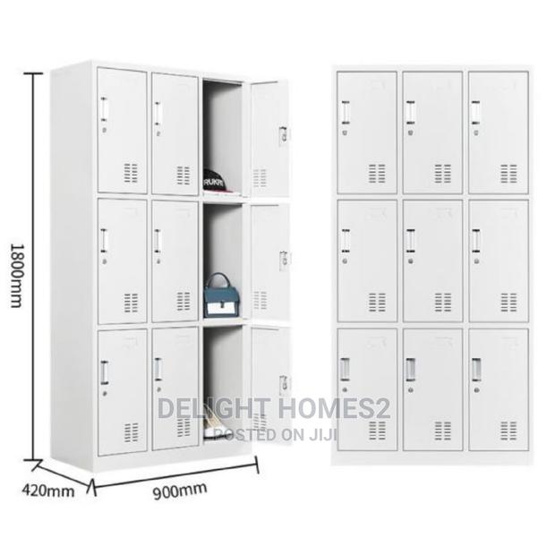 9-Locker Metallic Steel Cabinet - main view