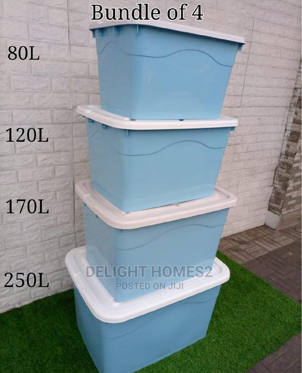 Bundle of 4 Storage Containers (80+L) - main view