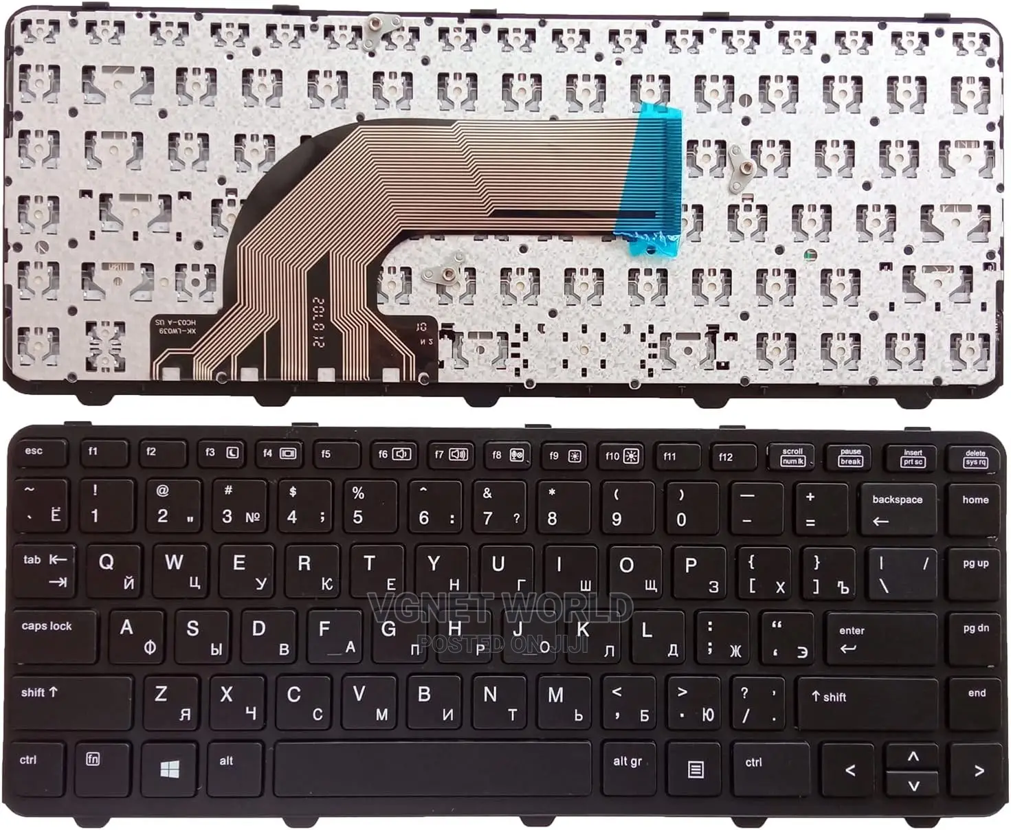Laptop Replacement US Layout Keyboard for HP Probook 440 G1