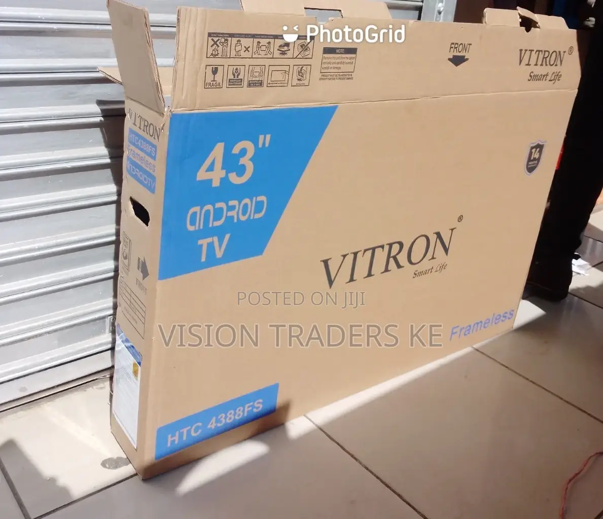 Vitron 43 Smart Android Frameless Tv Full Hd.