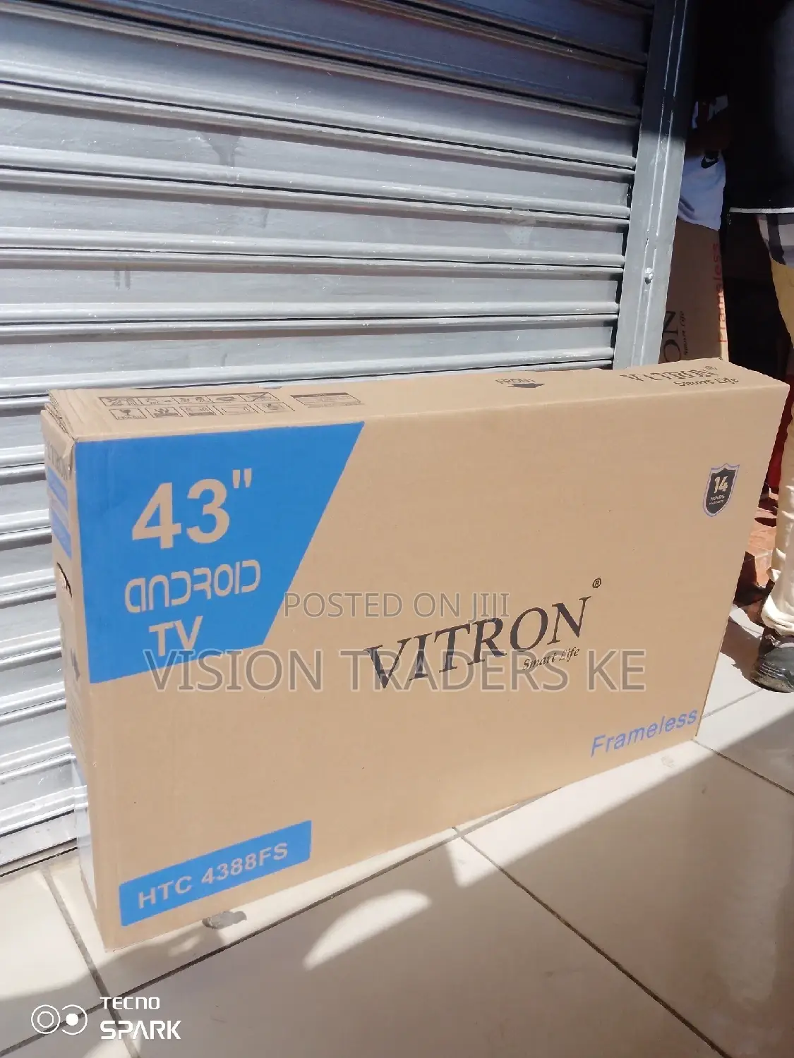 Vitron 43 Smart Android Frameless Tv Full Hd