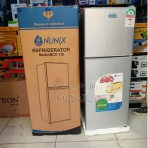 Nunix 138litres Double Door Fridge