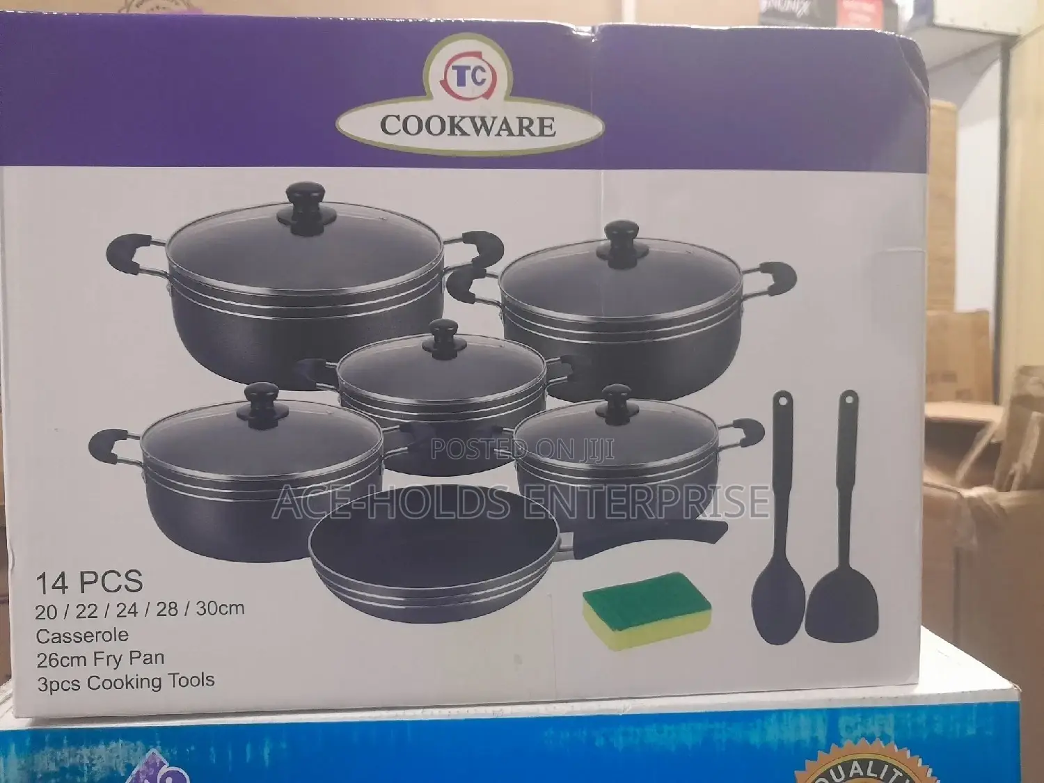 TC 14pcs Heavy Non-Stick Cooking Pot Sufuria