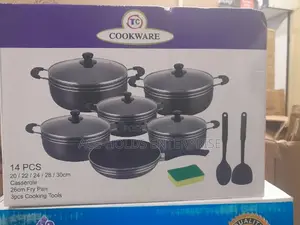 TC 14pcs Heavy Non-Stick Cooking Pot Sufuria