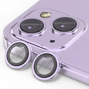 iPhone 14 / 14 Plus Camera Lens Glass Full Film(Light Purple