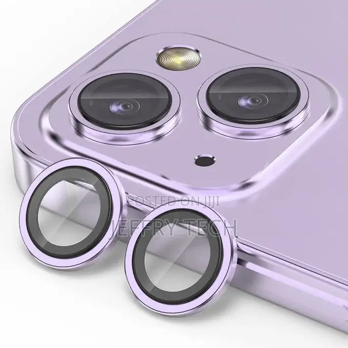 iPhone 14 / 14 Plus Camera Lens Glass Full Film(Light Purple