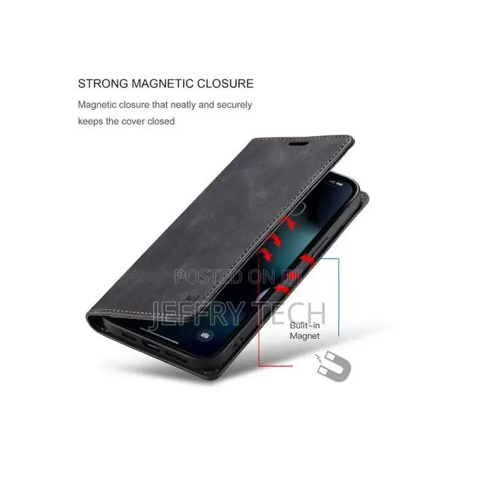 iPhone 14 Pro Max Wallet Case, Vintage Leather Flip Cover S