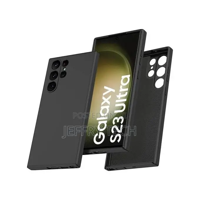 Silicone Rubber Shockproof Cover for Samsung Galaxy S23 Ultr