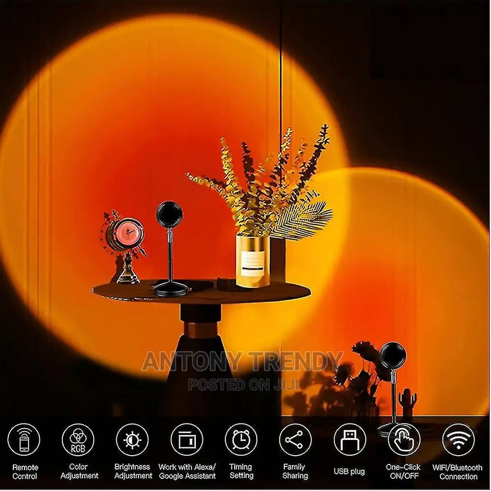 HUGOMOVA Sunset Lamp Projection