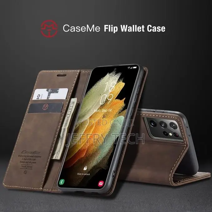 Flip Stand Case Cover for Samsung Galaxy S21 Ultra 5G