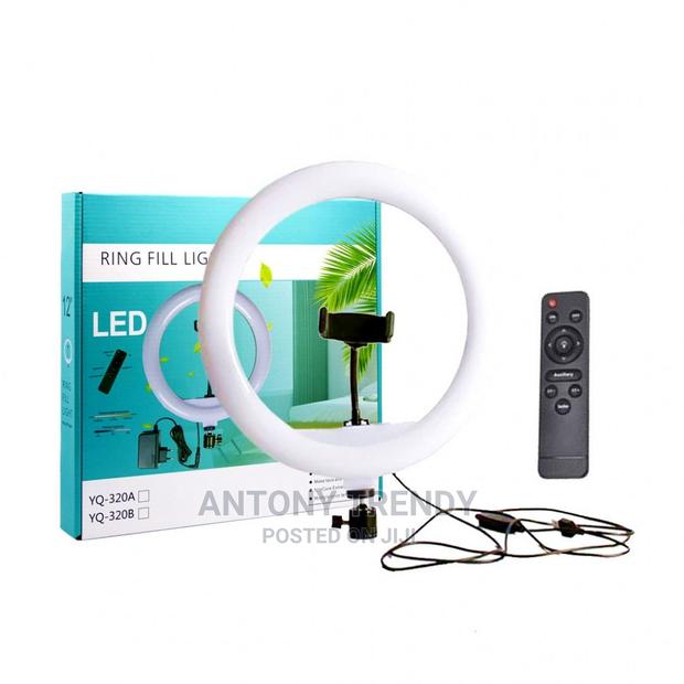 12'' Ring Light With 62'' Selfie Stick Tripod - main view