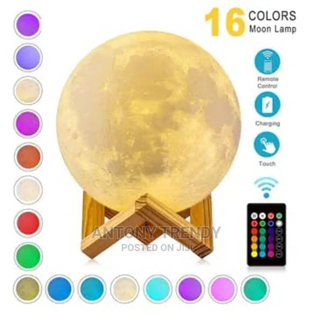 DS Living Moon Lamp 16 Multi Colour USB Night