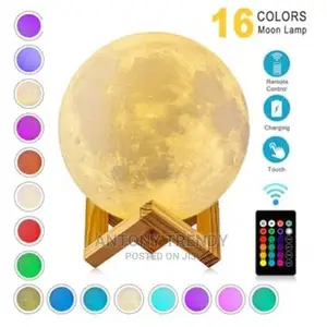 DS Living Moon Lamp 16 Multi Colour USB Night