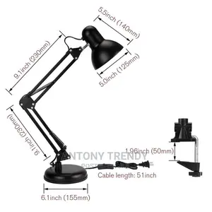 Adjustable Arm Work Desk Lamp Table Lamp Study