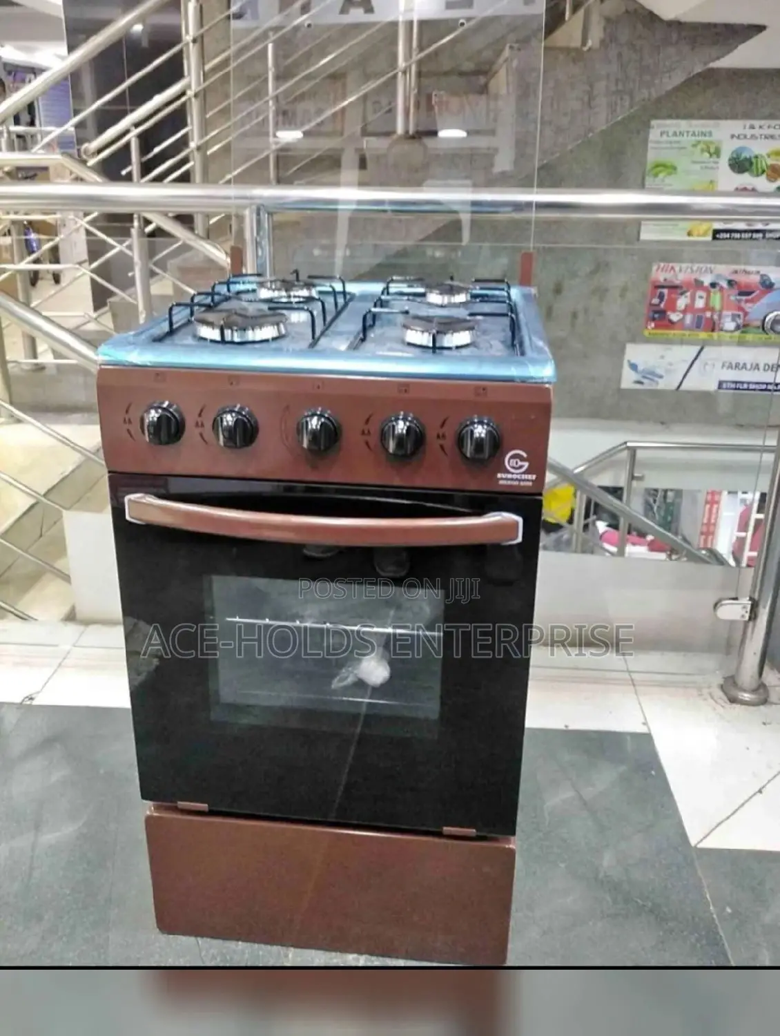 Eurochef 4 Gas Standing Cooker Gas Oven