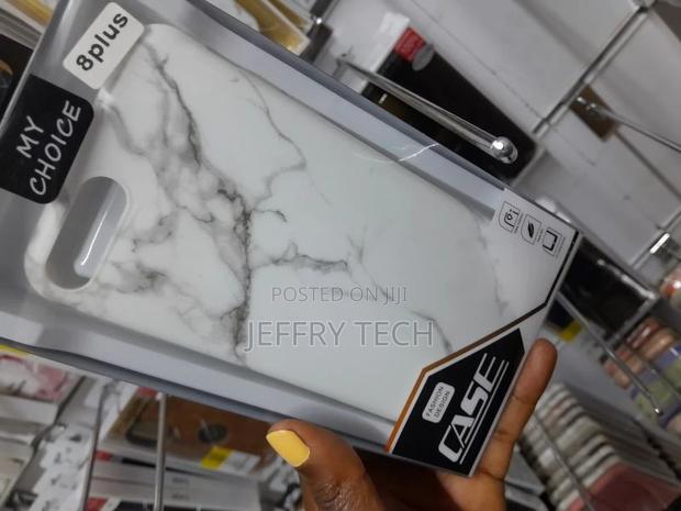 Marble Soft Silicone Cover Case for iPhone 8 Plus - thumbnail 2