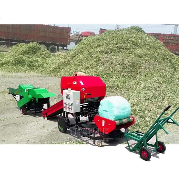 Grass Silage Peanut Corn Stalk Automatic Silage Hay Baler Fo - main view