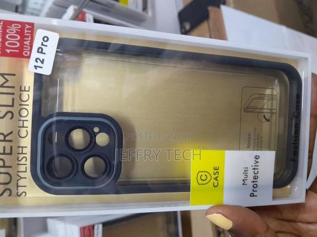Silicon Clear Case With Camera Protection for iPhone 12 Pro - main view