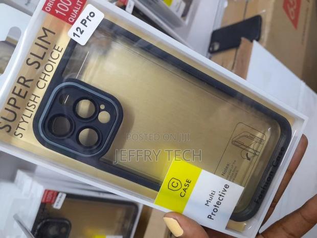 Silicon Clear Case With Camera Protection for iPhone 12 Pro - thumbnail 3