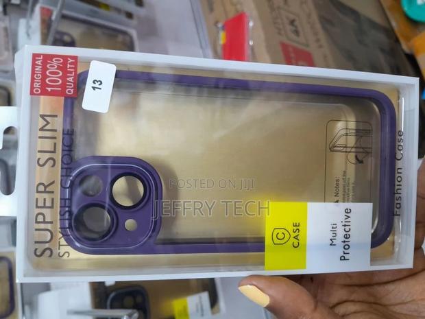 Transparent Camera Lens Stand Case for iPhone 13 - main view