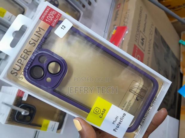Transparent Camera Lens Stand Case for iPhone 13 - thumbnail 3