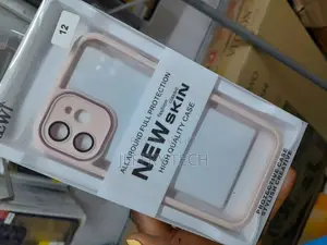 Clear Silicon Case With Camera Protection for iPhone 12