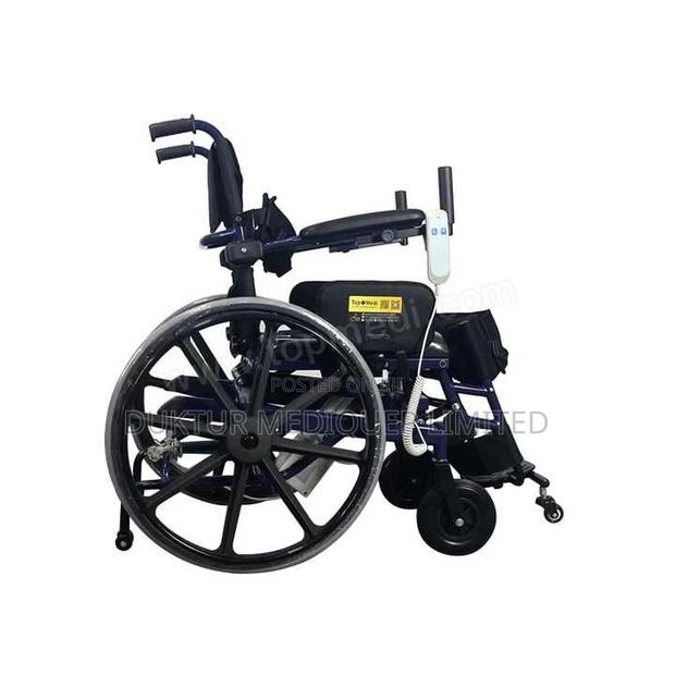 Rehab Standing Electric Wheelchair Convertible to Manual - thumbnail 4