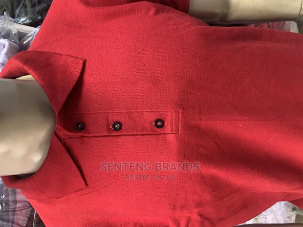 Red Plain Polo Tshirt - thumbnail 3