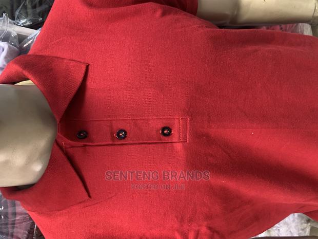 Red Plain Polo Tshirt - thumbnail 4