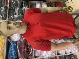 Red Plain Polo Tshirt