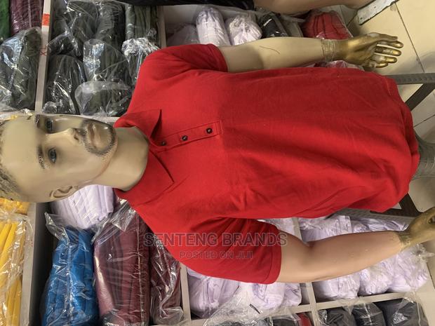 Red Plain Polo Tshirt - thumbnail 5