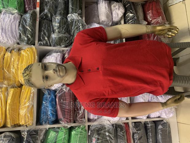 Red Plain Polo Tshirt - thumbnail 2