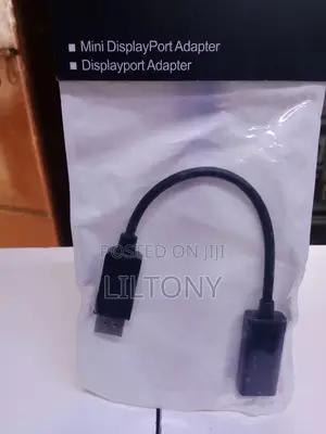 Display Port to Hdmi Adapter Black