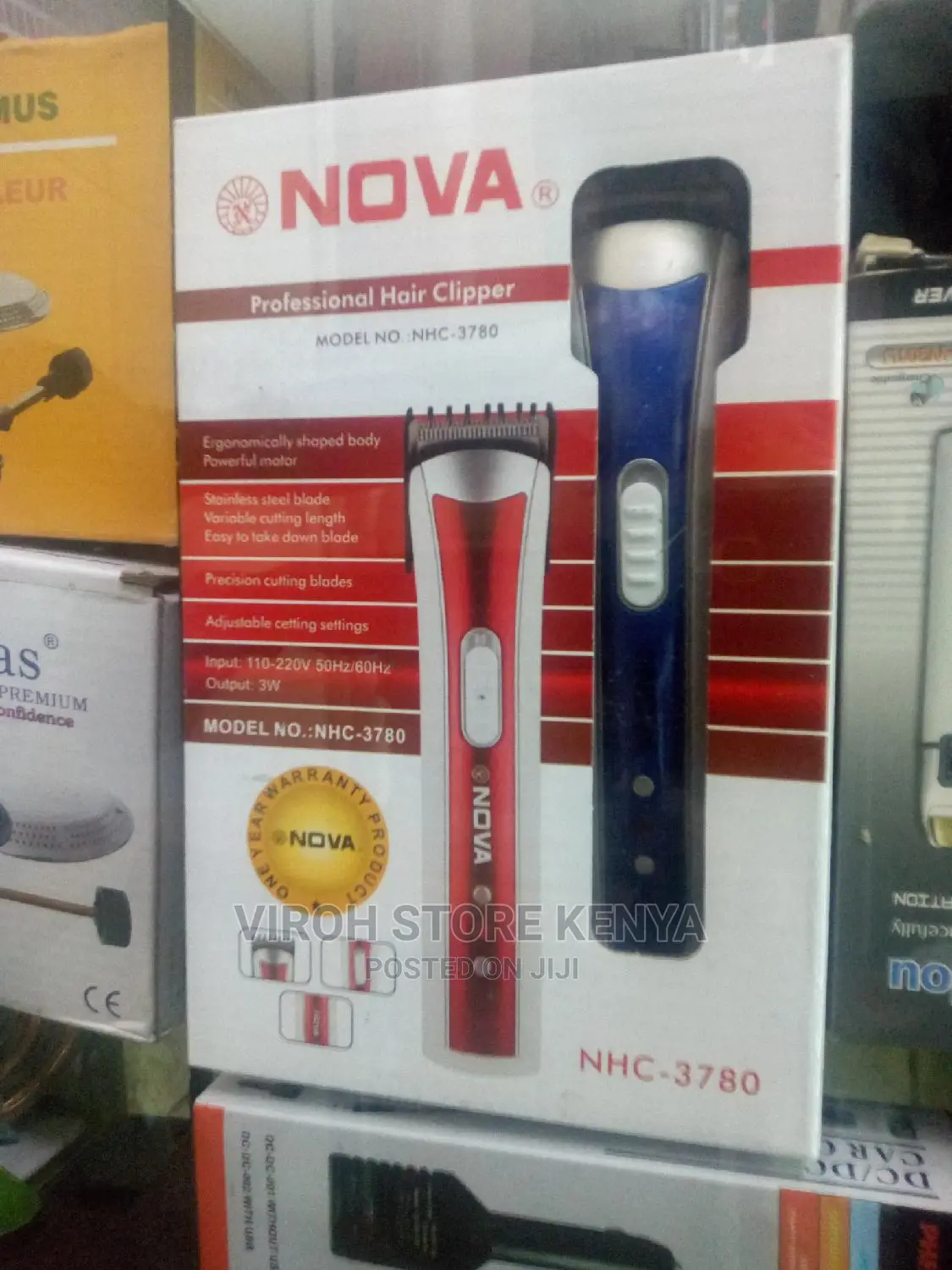 Nova Rechargeable Hair Trimmer 3780