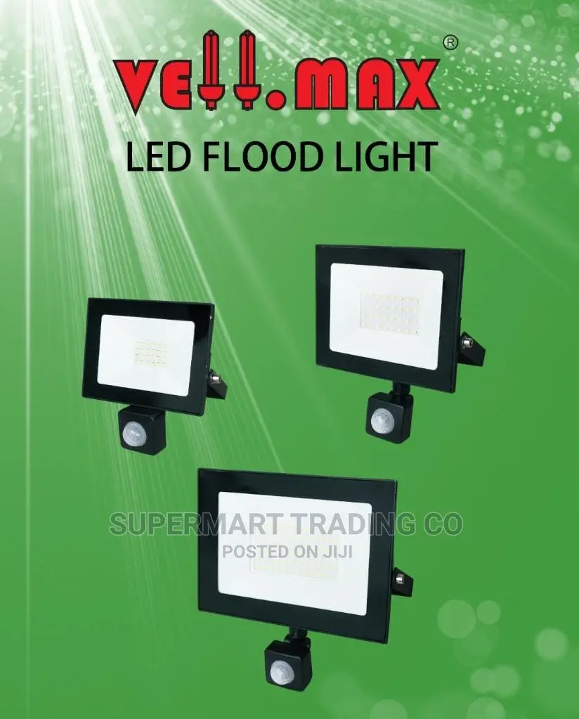 Velmax Flood Light With Sensor 50wts