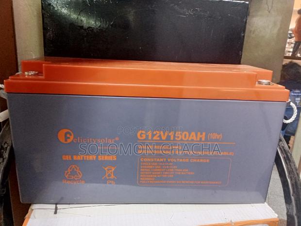 Felicity Solar 150ah 12v Gel Battery - main view