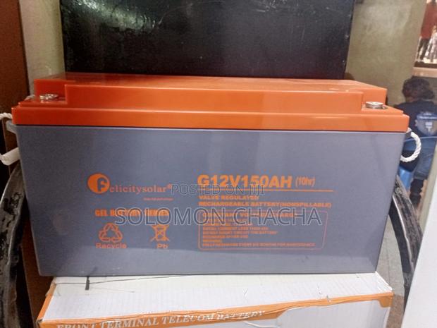 Felicity Solar 150ah 12v Gel Battery - thumbnail 3