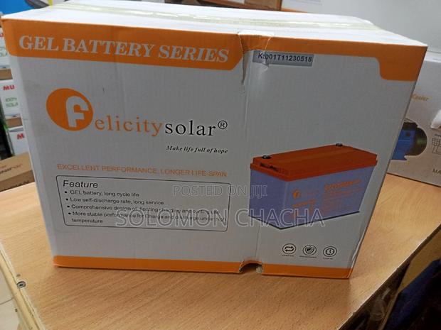 Felicity Solar 100ah 12v Gel Battery - main view